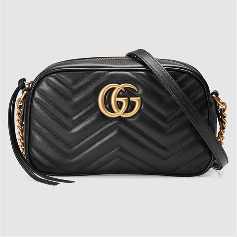 black gucci purse with a heart|gg marmont matelassé shoulder bag.